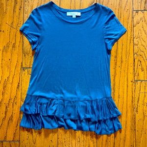 Soft, beautiful Loft XSP gray top